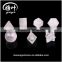 Crystal Quartz Sacred Geometry Set&Platonic Solids with Merkaba Stars for sale