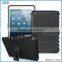 TPU+PC armored stand case protector back cover for ipad mini 4