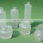 High quality frosted printing glass candle jar with lid