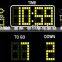 waterproof display cabinet/ gym outdoor led display used scoreboard for sale