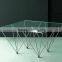 Square Glass Coffee Table CT-016B