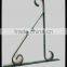 Garden metal decorated hanging hook