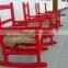 red outdoor rocking chair