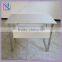 Home used Modern Desktop table Metal frame white Computer Table