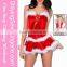 2016 Girl Sexy Image Snow White Festive Bra Christmas Costume