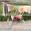 Household space saving clothe rack,Airfoil shape drying racking,Wholesale metal pipe hanger