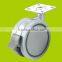 swivel top plate Zinc alloy grey furniture caster / hot sell medical caster(FC3811)