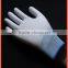 Lint Free carbon fiber conductive esd glove with pu coated palm for industrial safety