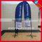 Promotional 110g knitted Polyester double side teardrop flags