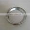 hot sale round watch packing tin box with clear window