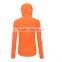 wholesale women orange taped plain dyed softshell jacket