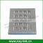 Movable desktop metal numeric metallic keypad for smart card reader