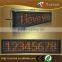 P7.62-16x80Y double line/row programmable yellow led lamps sign with Bluetooth/remote wireless communication control