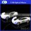 wired usb car optical mouse with blue headlight