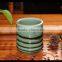 Longquan celadon Hand - plums glazed stippling bamboo pen