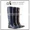 Ladies Miltary Boot PU Knee High Boots Side Zipper Shoes