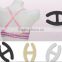 Coated bra ring and adjuster apparel accessories