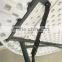 120cm fashionable outodoor furniture folding round plastic table for garden use