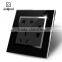 New Arrival Luxury Wallpad Black Waterproof Acrylic Glass 110~250V Electrical 3 2 Pin Austrilia Wall Socket 220V