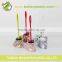 Factory cleaning brush cheap 2011F plastic soft handle triangle shape design toilet brush set