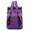 Oxford Backpack Drawstring Design New Design Purple School Bags for Teenagers BB005