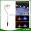 Garden Stake Solar RGB LED Lawn GrassSolar landscape lamp For Festival Party Yard Decoration