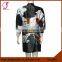 2603 Short Design Girl Pattern Women Silk Kimono Robes