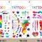 Kids Tatoo Sticker Temporary Body Glitter Tattoo