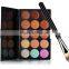 professional concealer palette ,cosmetic oem 15 colors concealer scar concealer contour