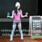 Richtech promotional 3D hologram showcase mobile accessories kiosk