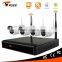 Onvif 1.0 High Quality 960P Wifi Network Recorder 4CH Wifi NVR Kits CCTV