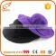 Custom ladies black felt hat 100% wool wide brim fedora hat for sale                        
                                                                                Supplier's Choice
