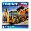 Made in UK high quality used low price JCB 4CX Backhoe with breaking hammer
