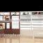 Eyewear showroom wall mounted display wood shelf