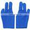 High Quality Durable Nylon 3 Fingers Glove for Billiard Pool Snooker Cue Shooter Black