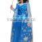 Halloween Frozen Elsa princess cosplay costume party dress