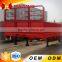 Low price China 3 axle mini flat truck trailer