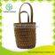 Portable basket with double carrier handles