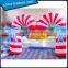 Party display inflatable candy cane stweet christmas inflatable candy cane for advertising