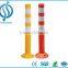 Reflective spring pvc flexible warning post