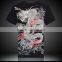 240 grams made in China silk/cotton oneck peruvian pima cotton tshirts