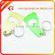 Cheap Aluminum Green Footprint-shaped Bottle Opener Keychain