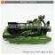 Realastic plastic military toy tank model set with light