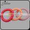 Telephone Hair Elastics Rubber Band For Hair Striped Bracelet Ponytail Holders Hair Rope Rainbow Accessories FHHTA0024-2