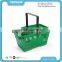 Wholesale Single Handle Supermarket Plastic Shopping Basket