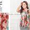 butterfly printed scarf/chiffon cheap scarf/mix design fashion scarf