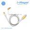 Colorful Aluminium 2 in 1 Micro Usb Data Cable for Samsung and Android Phones, Led Usb Cable