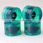 Wholesale Clear Transparent Long board Wheels 75x58mm