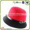 2015 Elegant Wool Felt cap wide brim Fedora hat Wholesale for lady