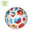 Country flag soccer ball with custom football flag